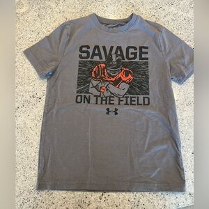 Under Armour shirt football boys youth small